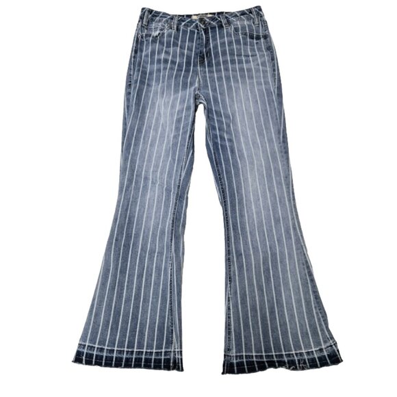 UNISEX ROCK AND ROLL DENIM HIGH RISE JEANS 32X32 - Picture 2 of 9